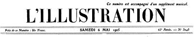 L'Illustration, No. 3245, 6 Mai 1905 L'Illustration, No. 3245, 6 Mai 1905