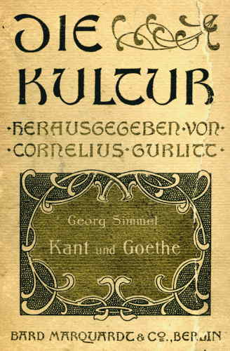 Kant und Goethe Kant und Goethe