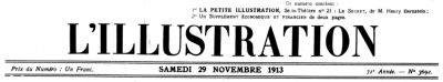 L'Illustration, No. 3692, 29 Novembre 1913