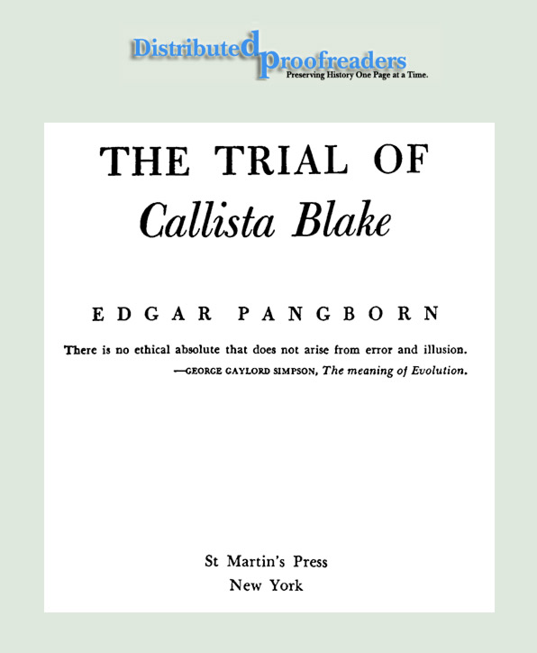 Callista Blakein Yargılanması