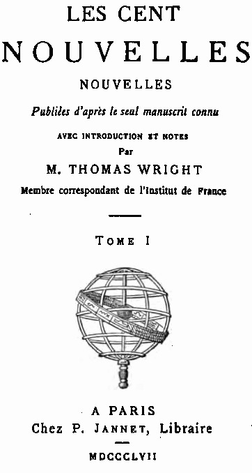 Les Cent Nouvelles Nouvelles, tome I Les Cent Nouvelles Nouvelles, tome I