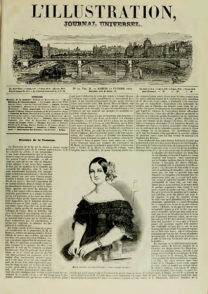 L'Illustration, No. 0052, 24 Février 1844 L'Illustration, No. 0052, 24 Février 1844
