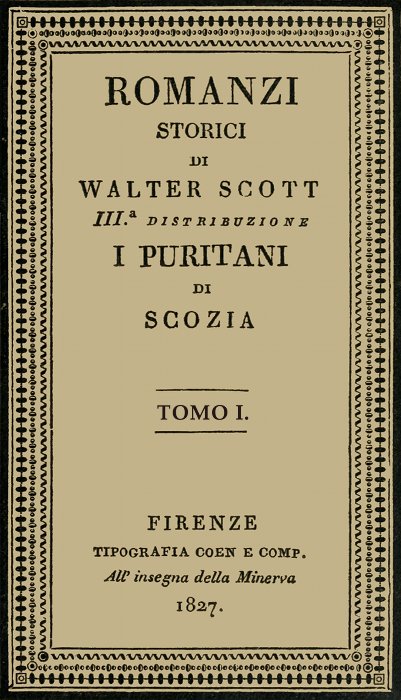 I Puritani di Scozia, vol. 1