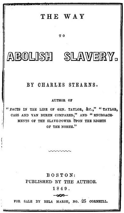 The Way to Abolish Slavery The Way to Abolish Slavery