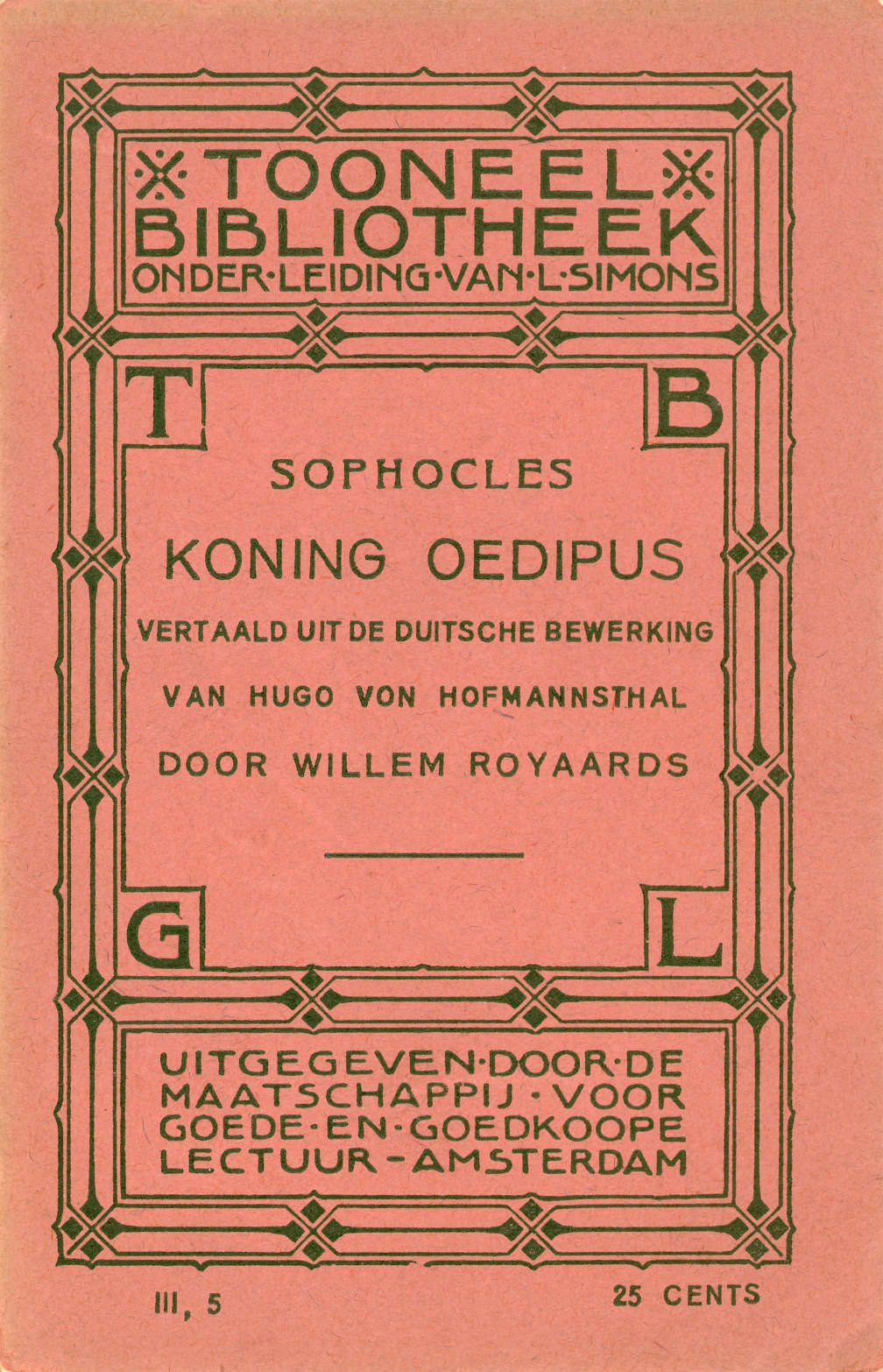 Koning Oedipus, van Sophocles: tragedie Koning Oedipus, van Sophocles: tragedie