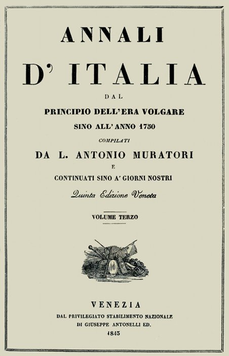 Annali d'Italia, vol. 3
dal principio dell'era volgare sino all'anno 1750