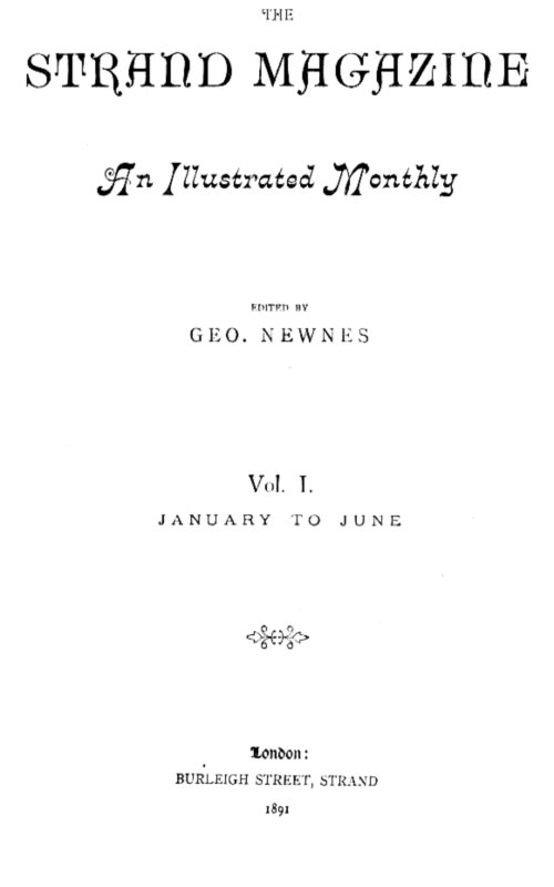 The Strand Dergisi, Cilt. 01, No. 06, Haziran 1891
Resimli Aylık