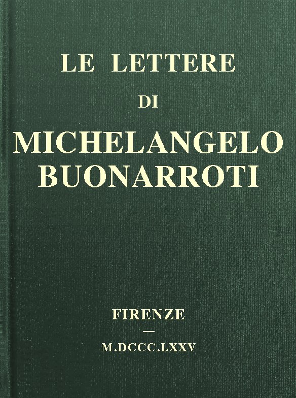Michelangelo Buonarroti'nin Mektupları