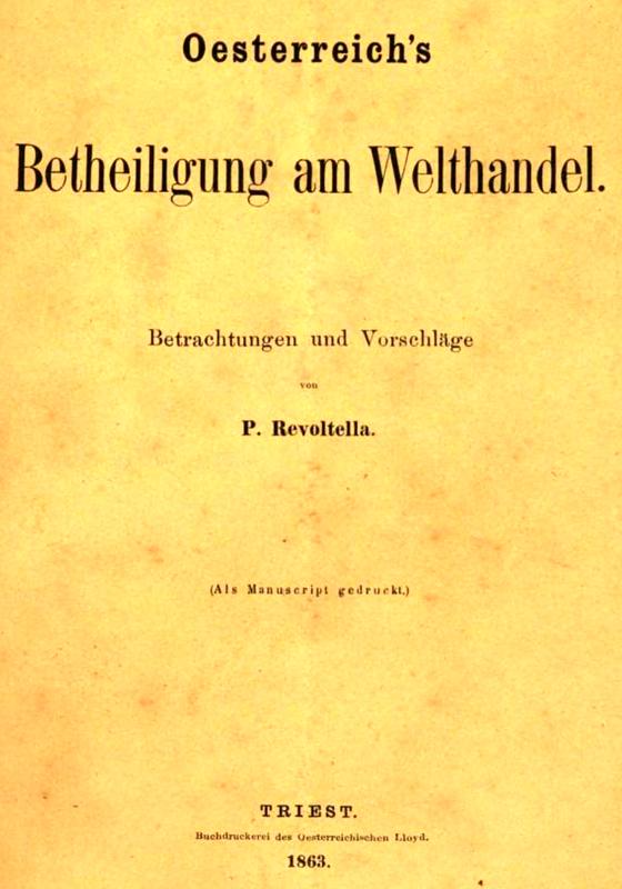 Oesterreich's Betheiligung am Welthandel: Betrachtungen und Vorschläge