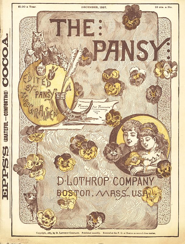 The Pansy Magazine, Vol. 15, Dec. 1887 The Pansy Magazine, Vol. 15, Dec. 1887