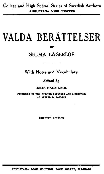 Valda Berättelser
With Notes and Vocabulary
