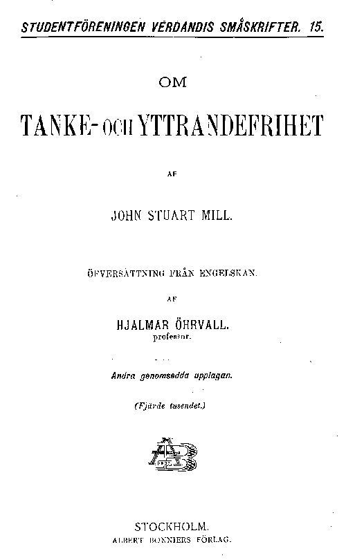 Om Tanke- och Yttrandefrihet