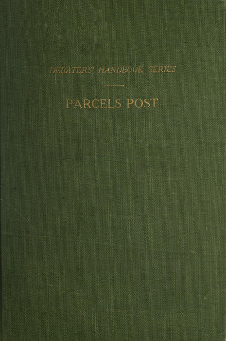 Selected Articles on the Parcels Post Selected Articles on the Parcels Post