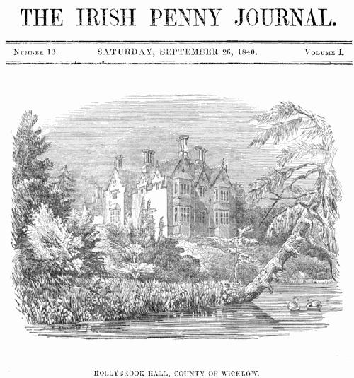 The Irish Penny Journal, Cilt 1 No. 13, 26 Eylül 1840