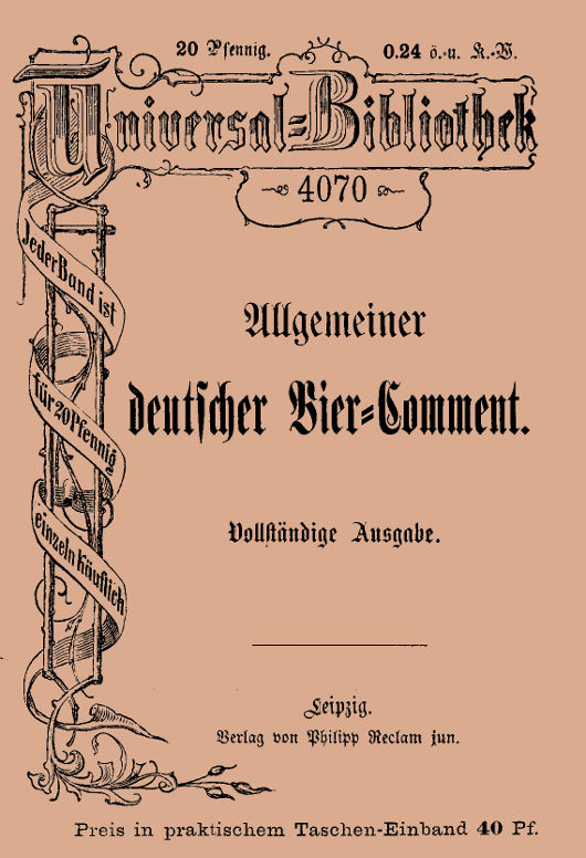 Allgemeiner deutscher Bier-Comment