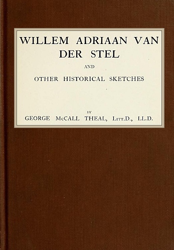 Willem Adriaan Van Der Stel ve Diğer Tarihi Taslaklar