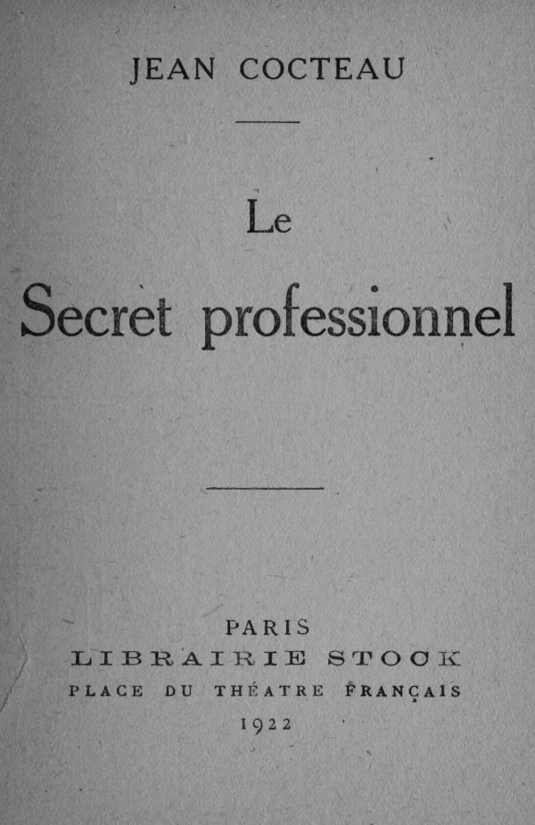 Le Secret professionnel Le Secret professionnel