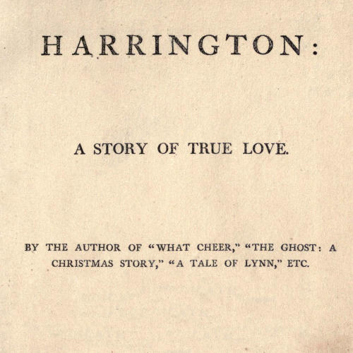 Harrington: A Story of True Love