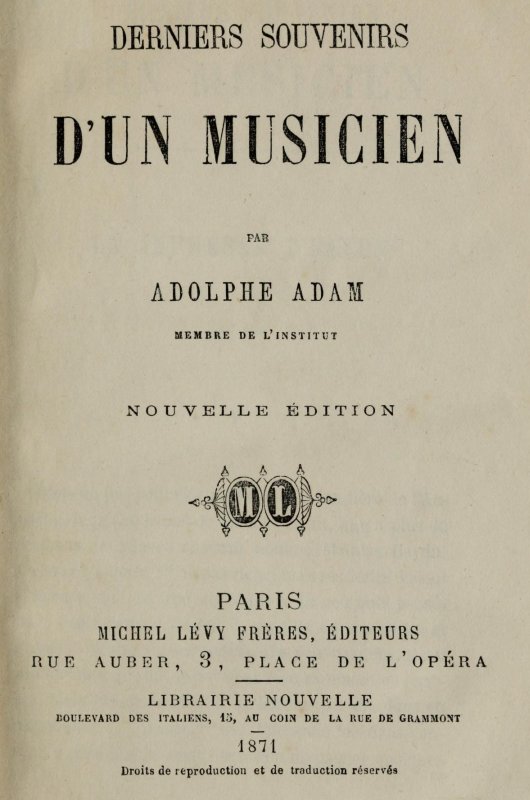 Derniers souvenirs d'un musicien