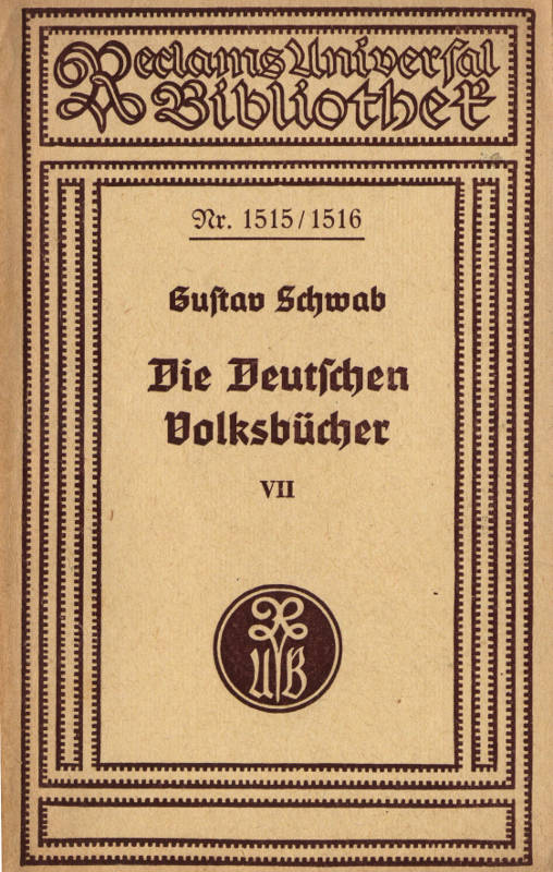 Die Deutschen Volksbücher VII: Die Schildbürger - Doktor Faustus Die Deutschen Volksbücher VII: Die Schildbürger - Doktor Faustus