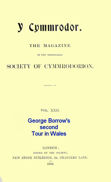 George Borrow's Second Tour in Wales George Borrow's Second Tour in Wales
