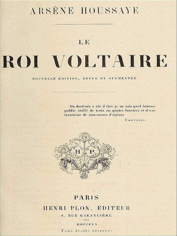 Le roi Voltaire
