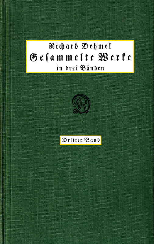 Gesammelte Werke in drei Bänden (3/3) Gesammelte Werke in drei Bänden (3/3)