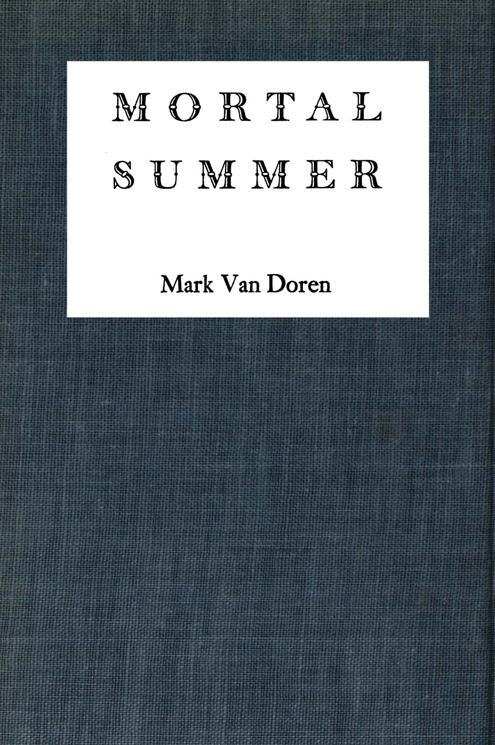 Mortal Summer Mortal Summer