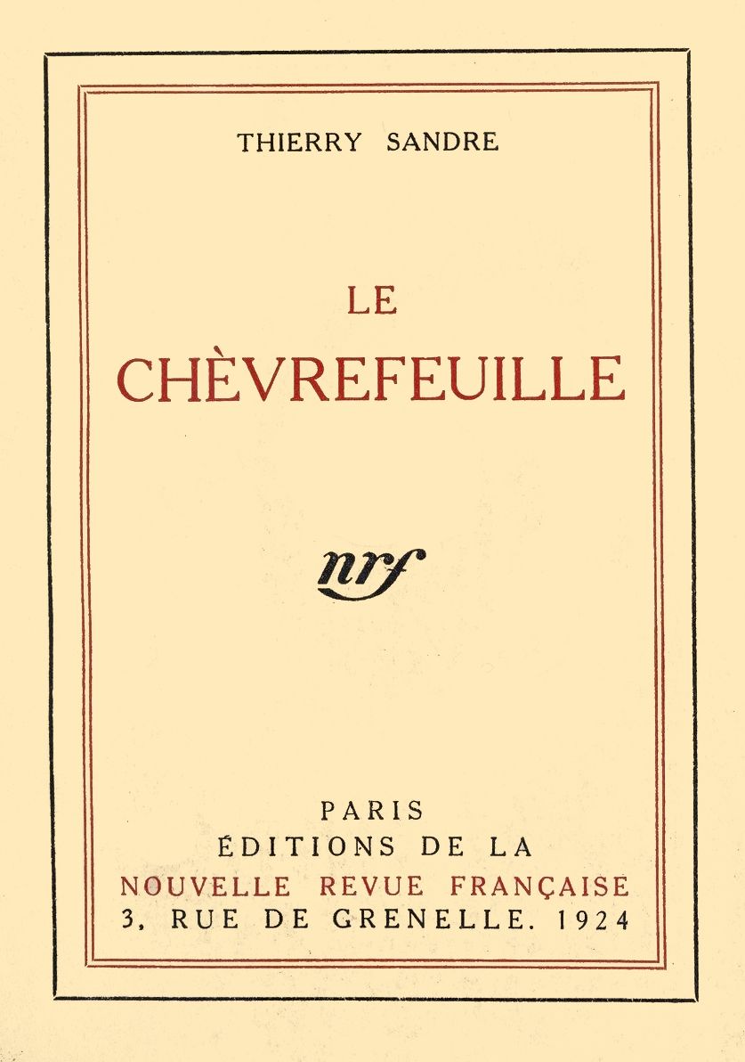 Le Chèvrefeuille: Roman Le Chèvrefeuille: Roman