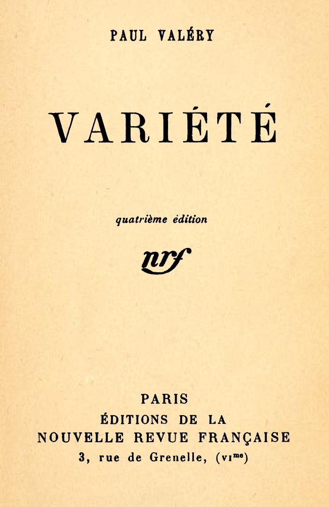 Variété I Variété I