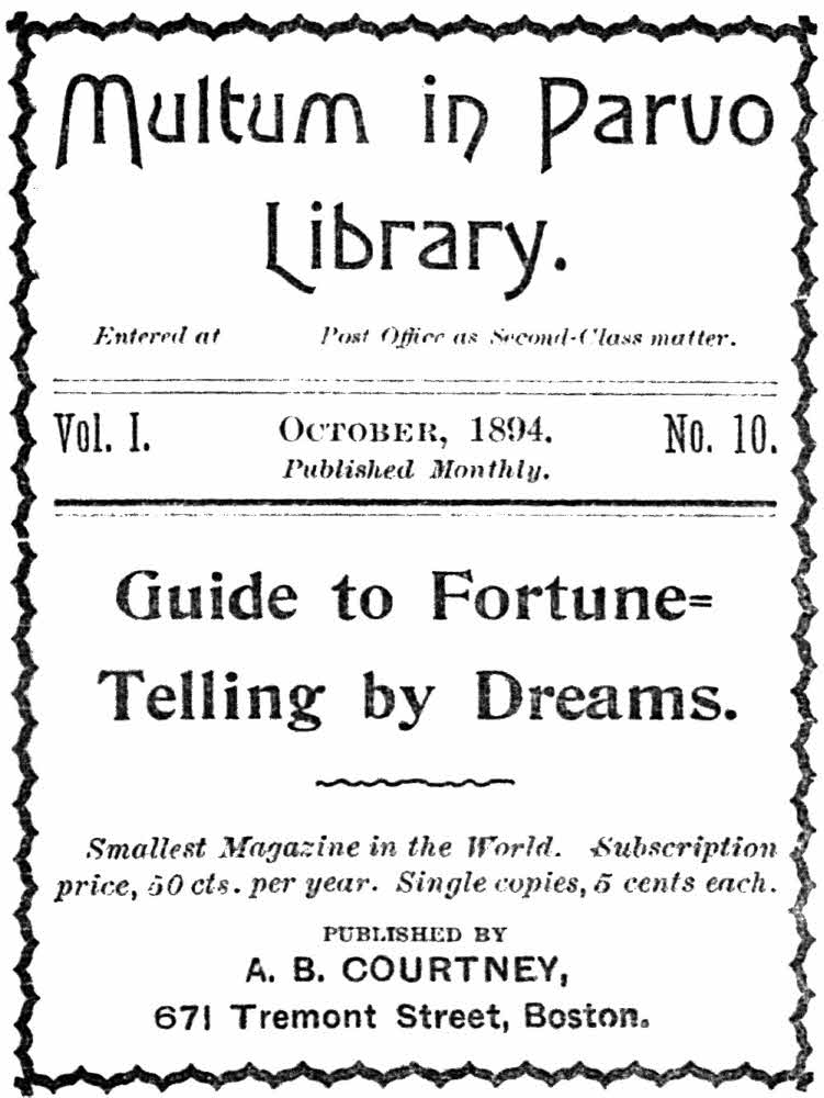 Guide to Fortune-Telling by Dreams Guide to Fortune-Telling by Dreams