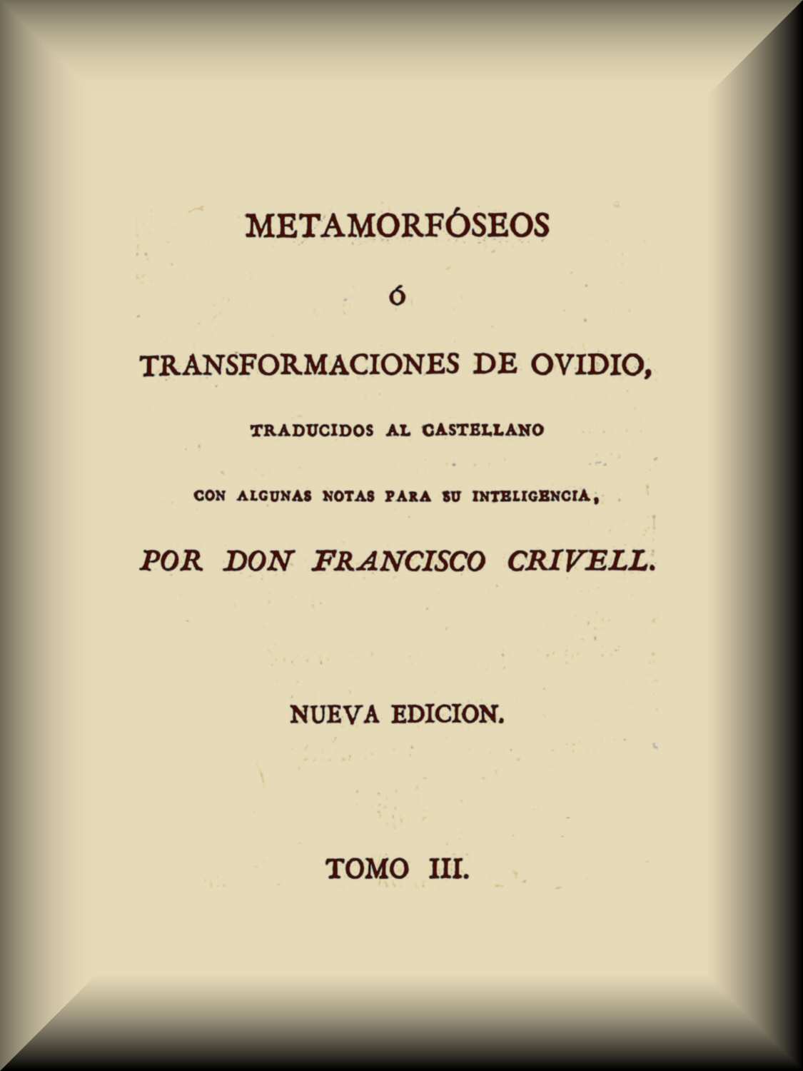 Metamorfóseos o Transformaciones (3 de 4) Metamorfóseos o Transformaciones (3 de 4)