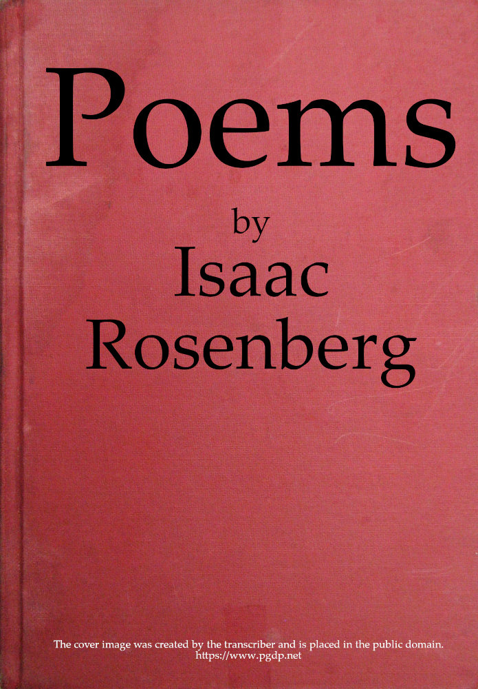 Poems by Isaac Rosenberg