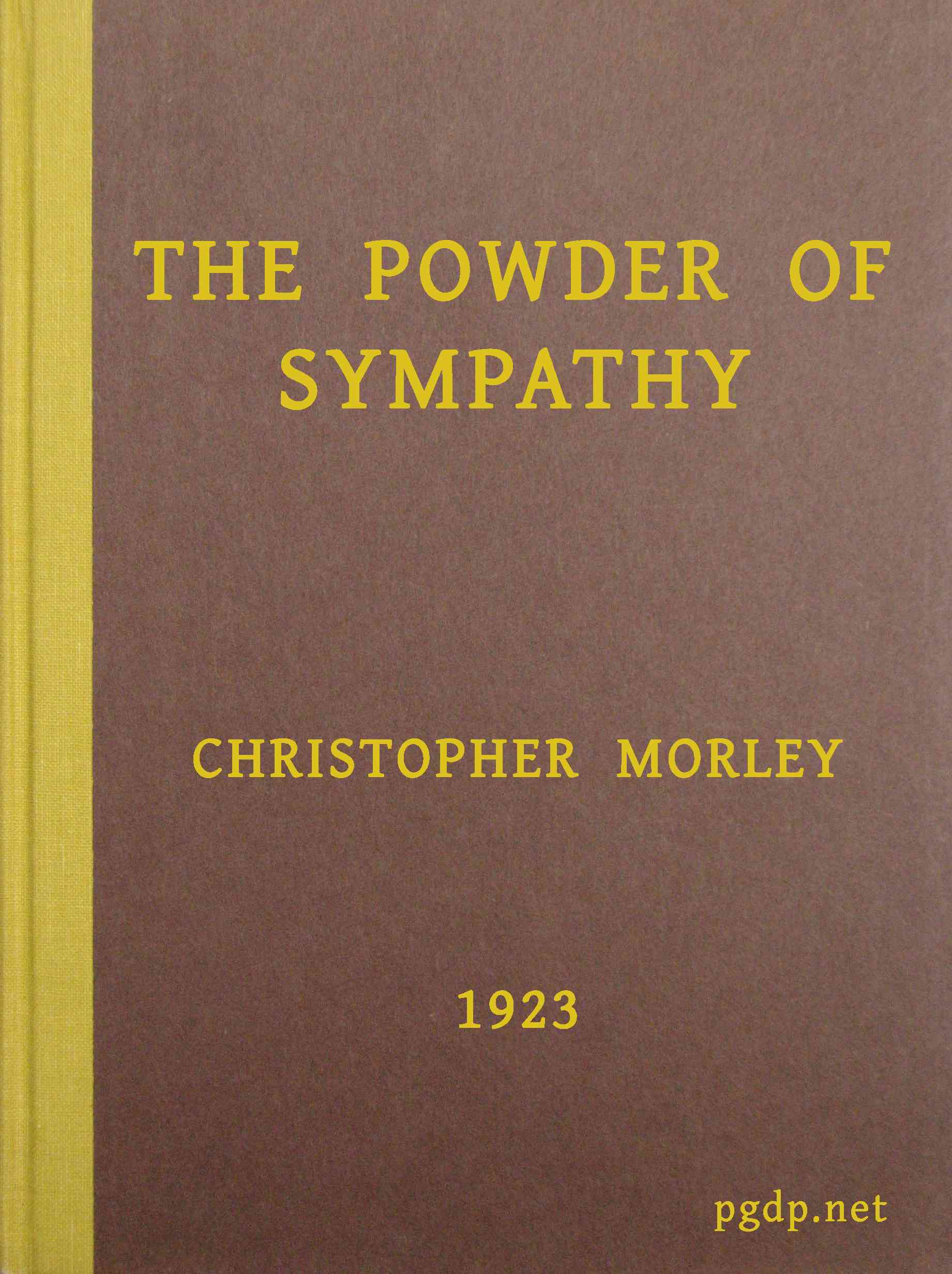 The Powder of Sympathy The Powder of Sympathy