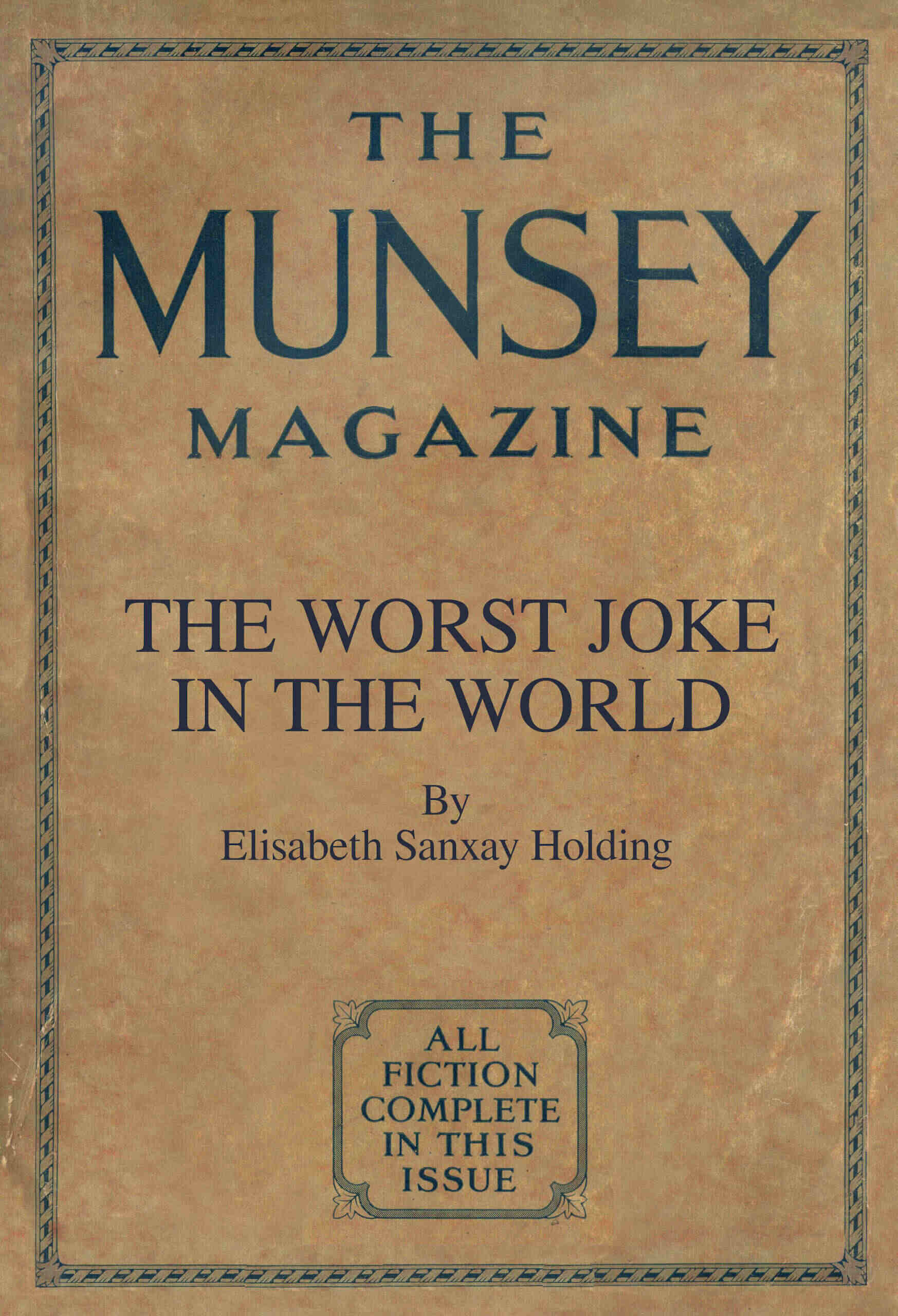 The Worst Joke in the World