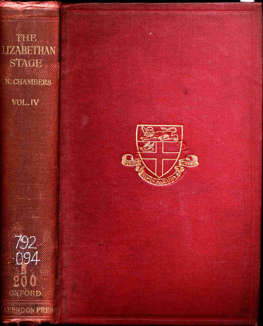 The Elizabethan Stage, Vol. 4 The Elizabethan Stage, Vol. 4