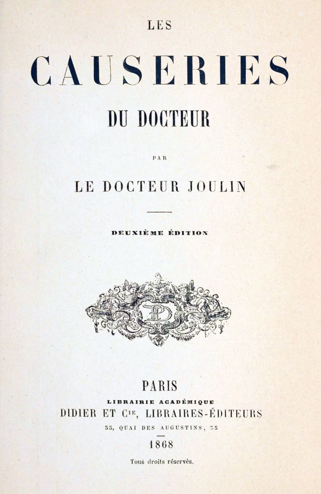 Les causeries du docteur Les causeries du docteur